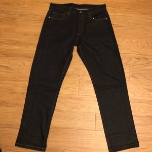 Uniqlo Blue Slim Straight Jeans
